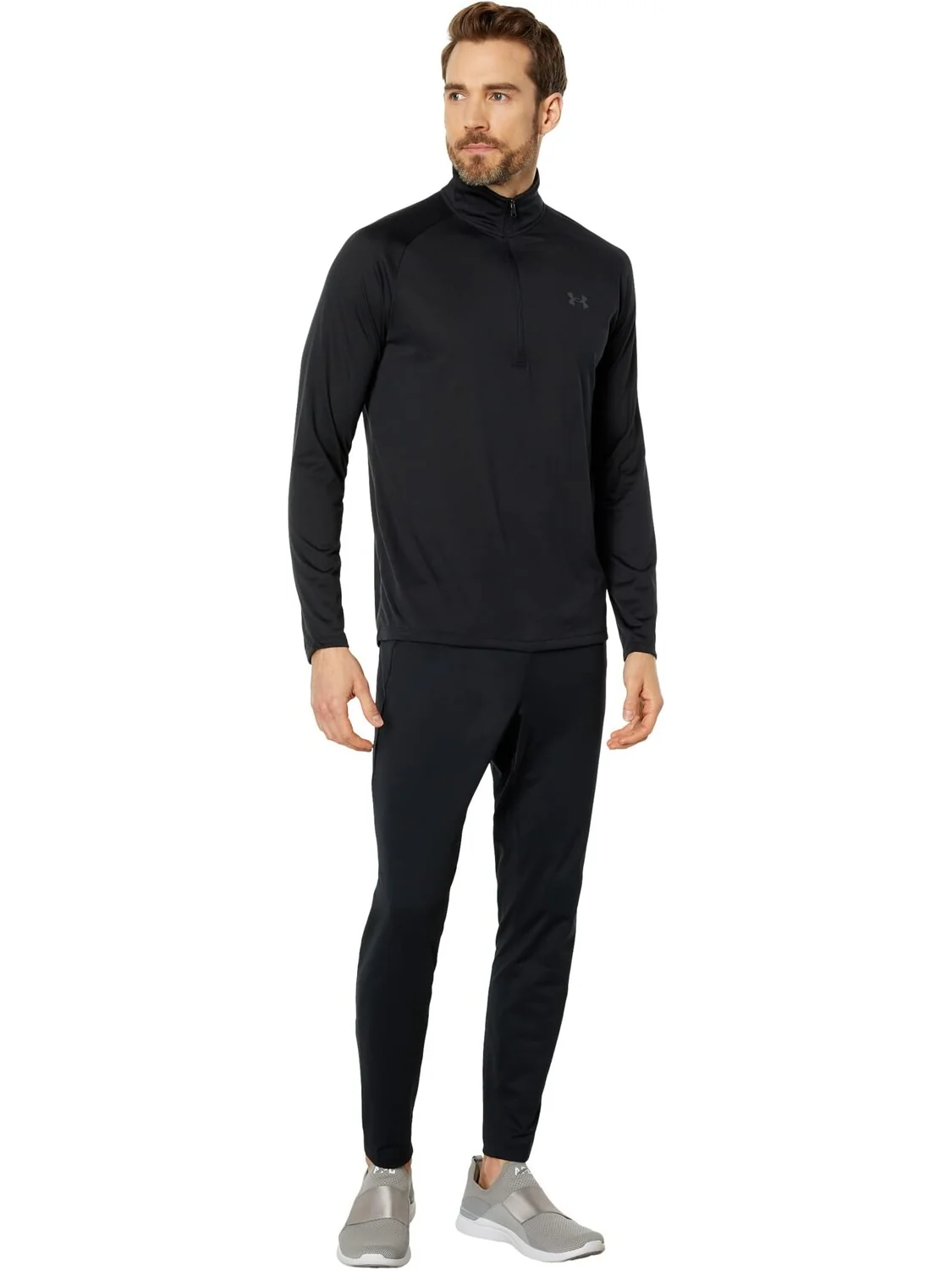 UA Tech 1/2 на молнии Under Armour — изображение 4 из 4, черный/темно-серый