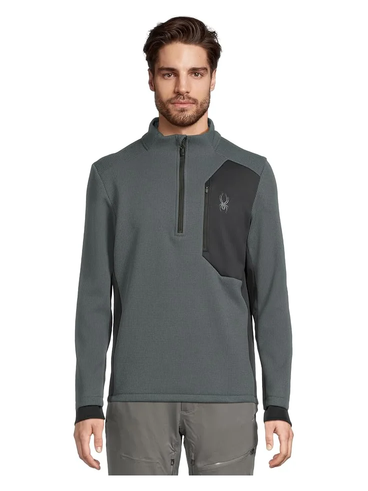Мужская куртка Spyder Bandit 1/2 Zip — изображение 1 из 5, синий