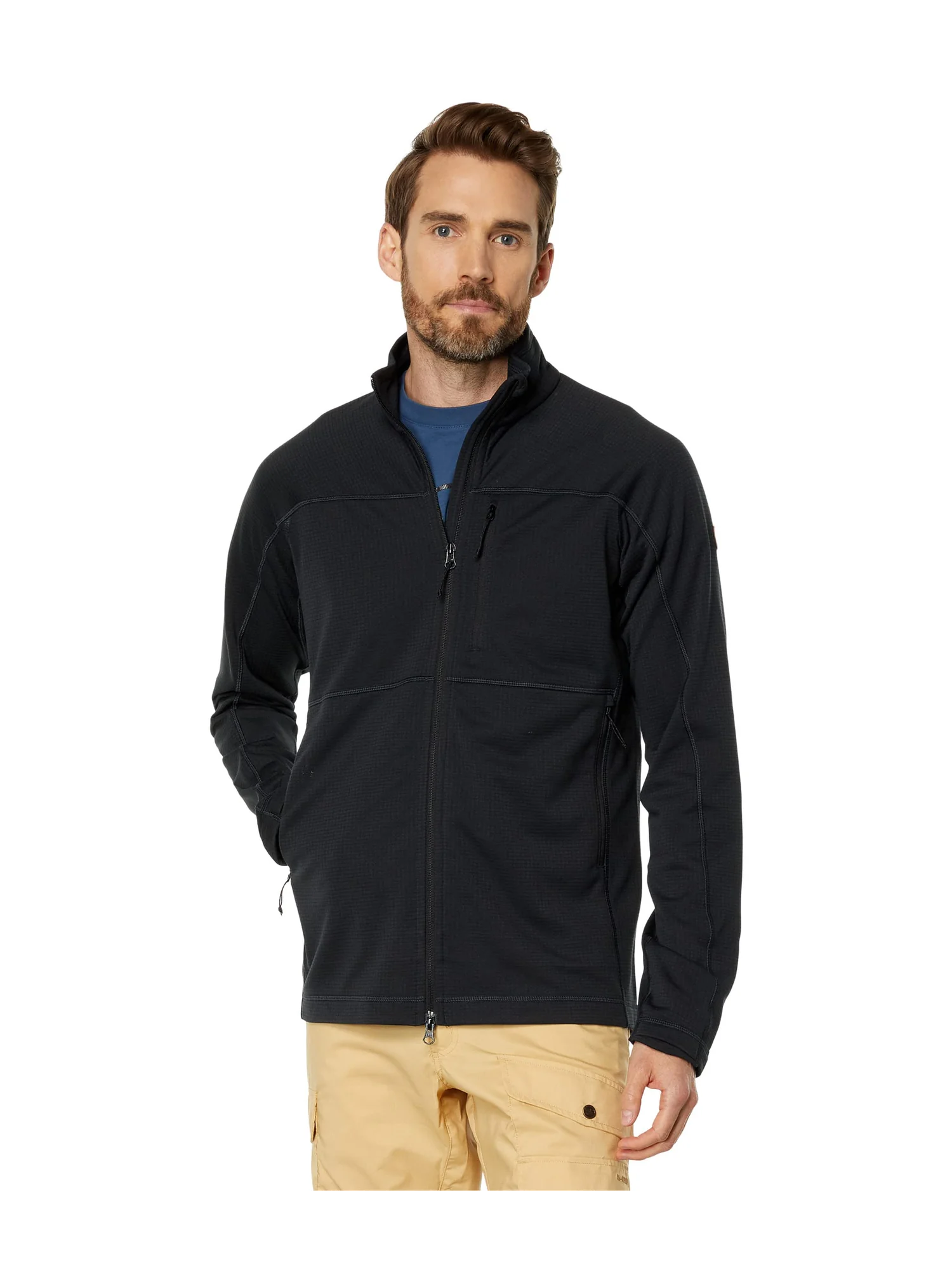 Куртка Fjällräven Abisko Lite Fleece Jacket — изображение 1 из 4, черный