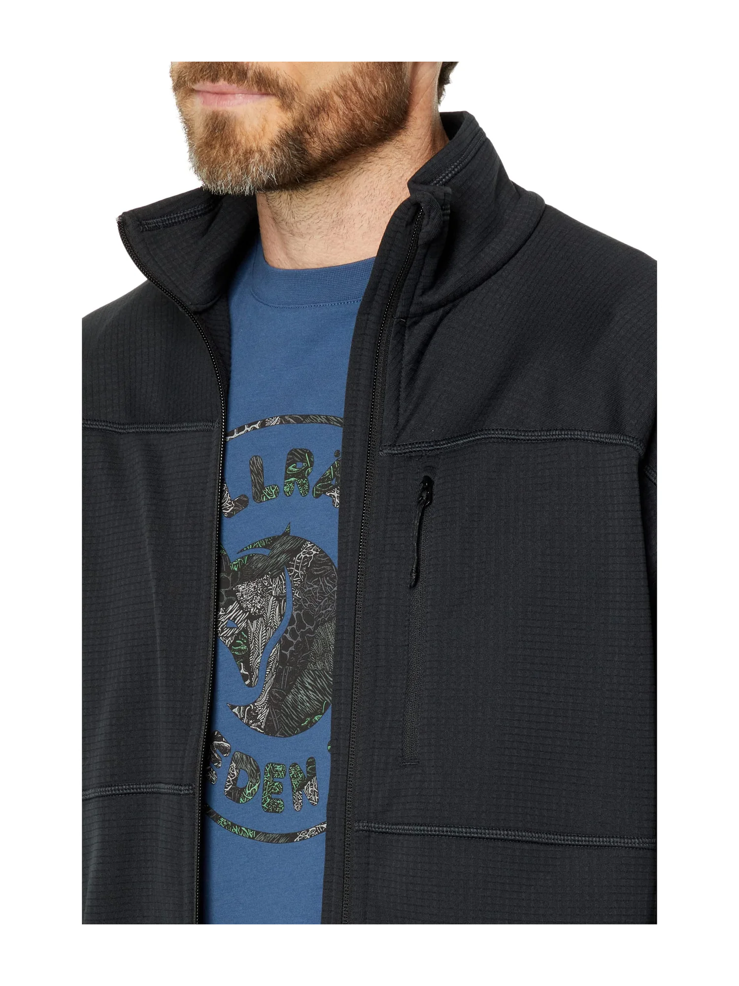 Куртка Fjällräven Abisko Lite Fleece Jacket — изображение 3 из 4, черный