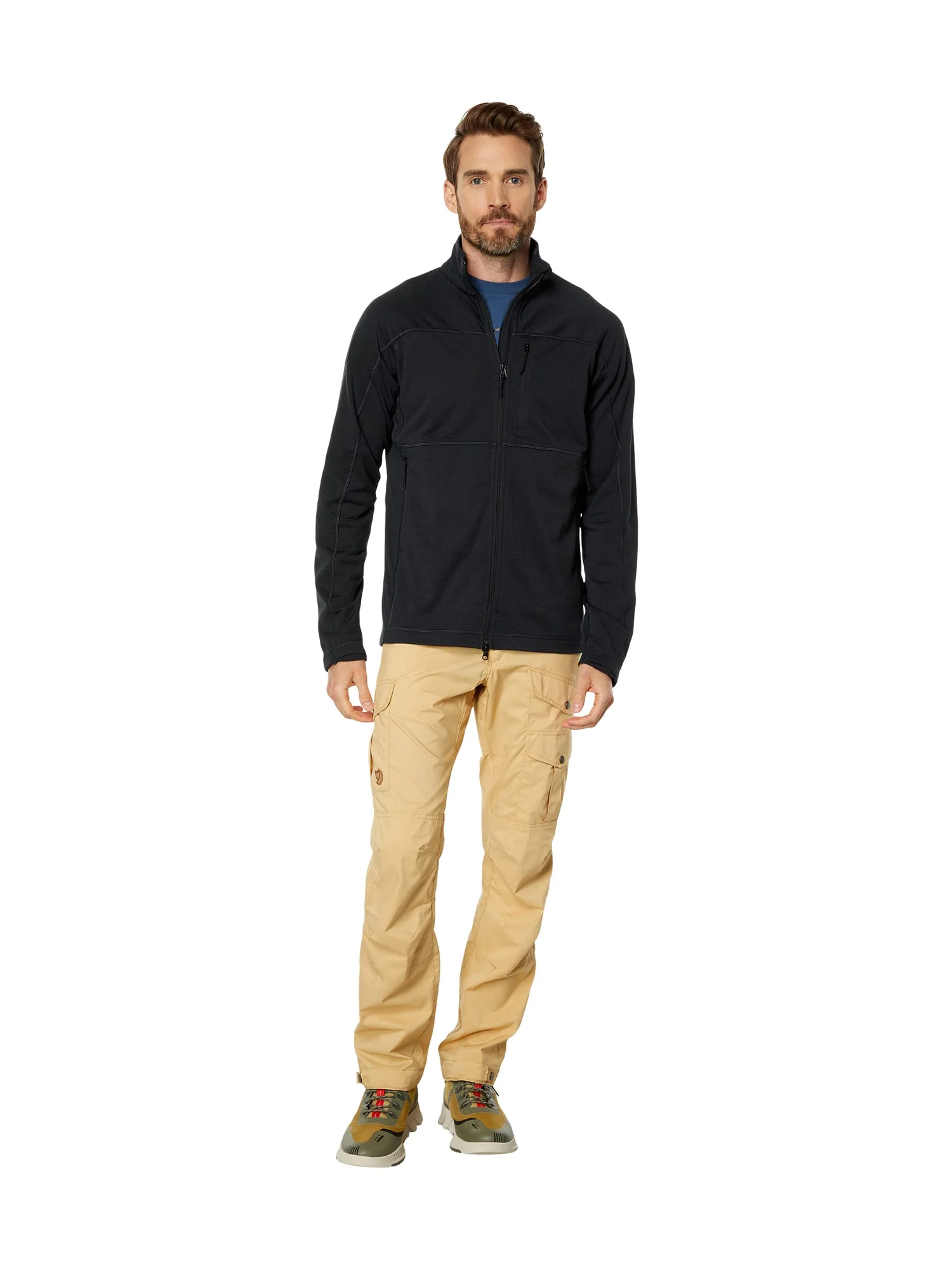 Куртка Fjällräven Abisko Lite Fleece Jacket — изображение 4 из 4, черный