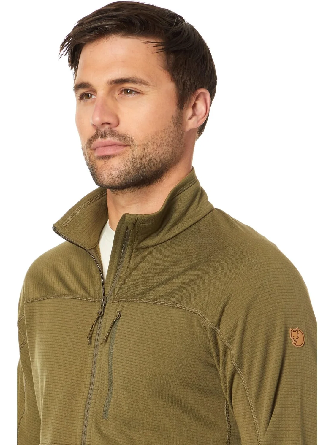 Куртка Abisko Lite Fleece Jacket Fjällräven — изображение 3 из 4, зеленый