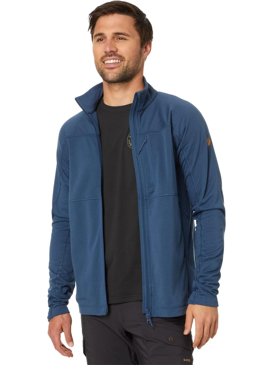 Куртка Abisko Lite Fleece Jacket Fjällräven — изображение 1 из 4, индиго синий