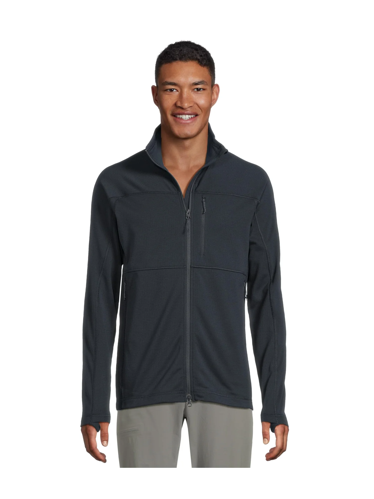 Куртка Fjällräven Abisko Lite Fleece Jacket — изображение 1 из 5, темный темно-синий