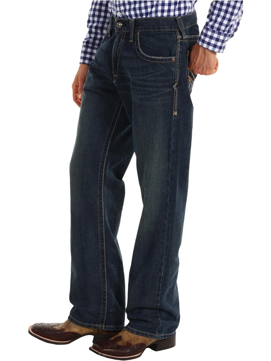 Джинсы M5 Arrowhead Low Rise Straight Leg Jean Ariat, цвет Deadrun — изображение 2 из 5