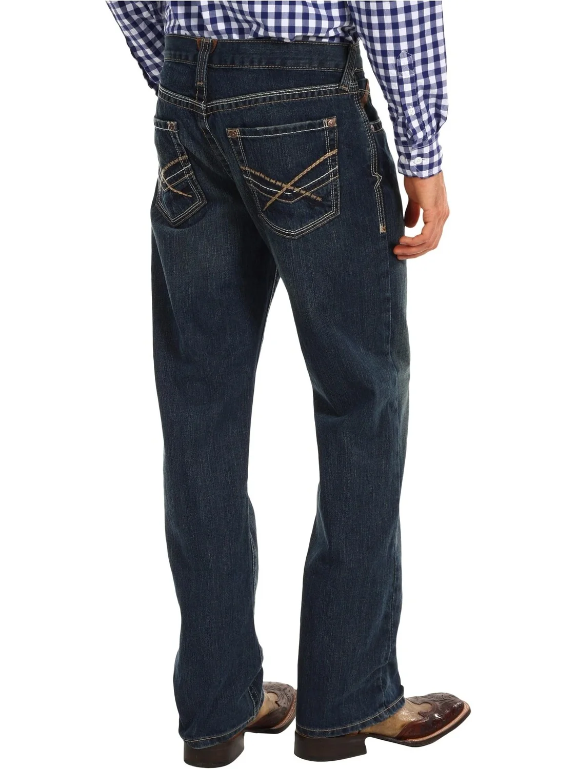 Джинсы M5 Arrowhead Low Rise Straight Leg Jean Ariat, цвет Deadrun — изображение 3 из 5
