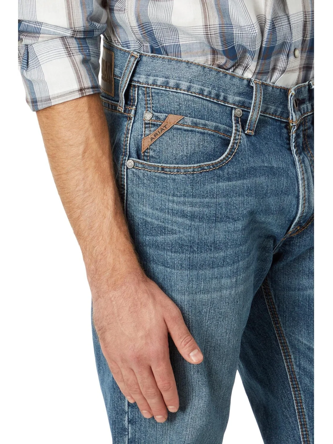 Джинсы M5 Straight Hansen Straight Jeans Ariat, цвет Tulsa — изображение 3 из 4