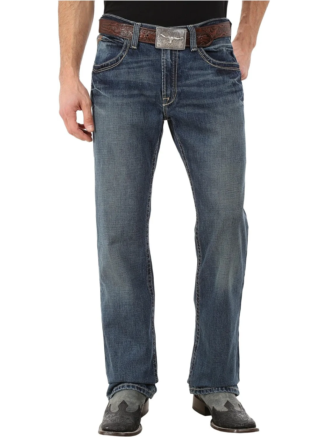 Джинсы M4 Low Rise Boot Cut in Gulch Ariat, цвет Gulch — изображение 1 из 4