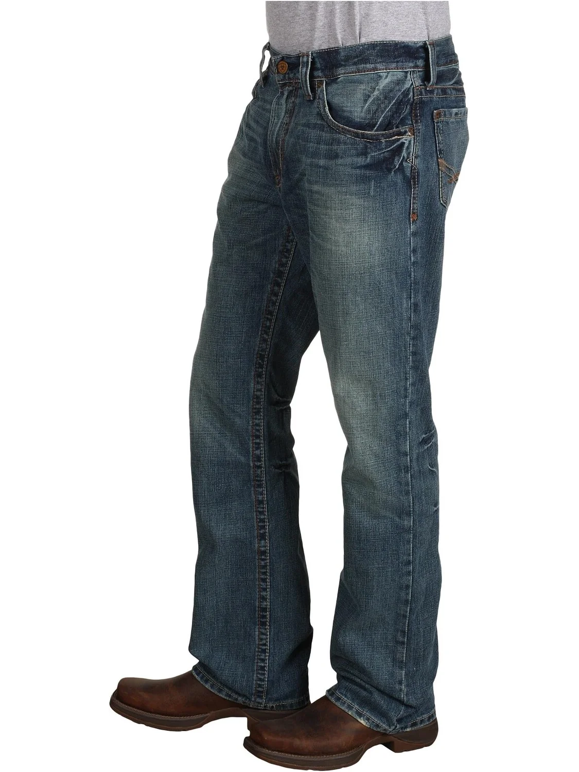 Джинсы M4 Low Rise Boot Cut in Scoundrel Ariat, цвет Scoundrel — изображение 2 из 6