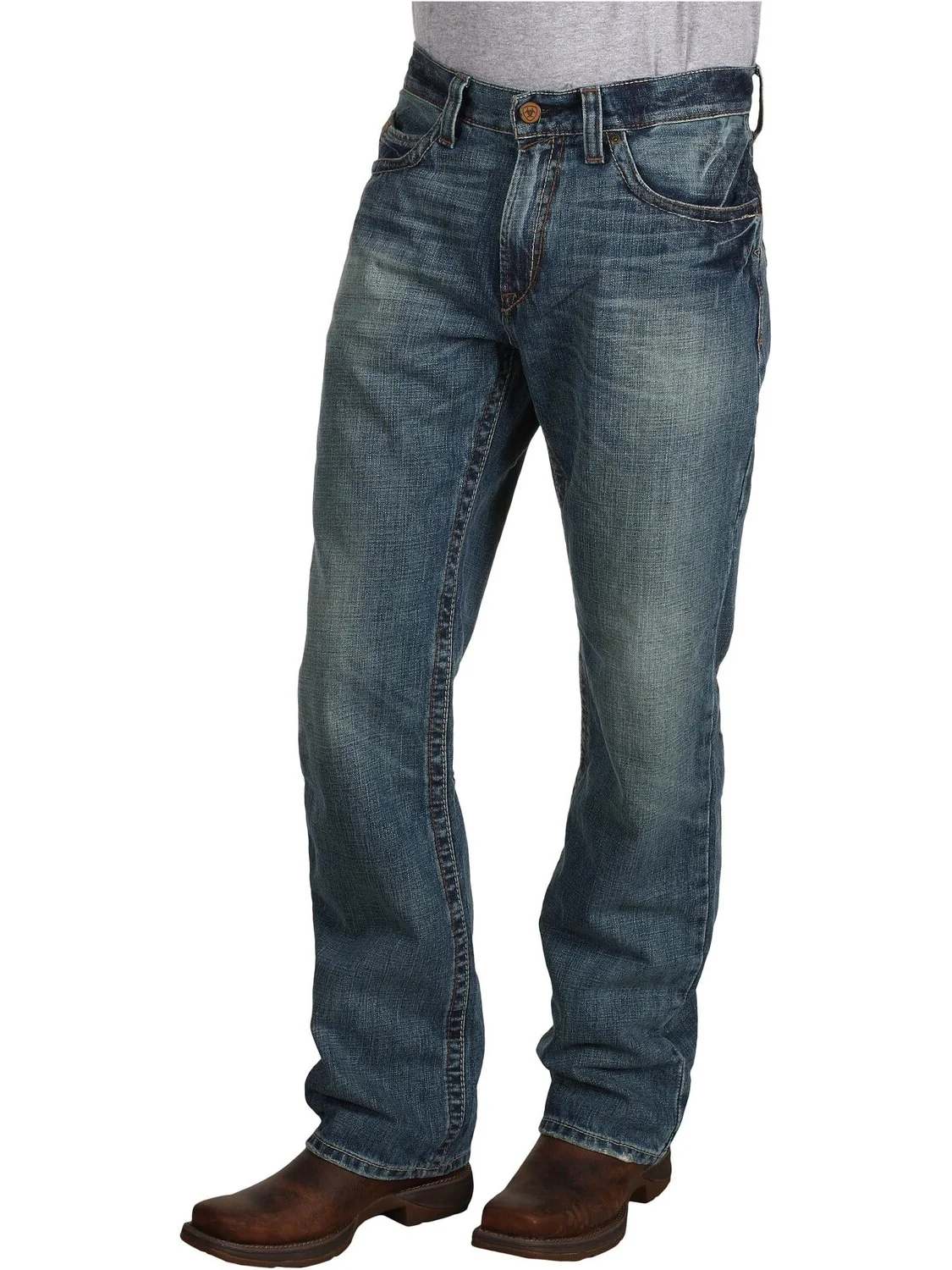 Джинсы M4 Low Rise Boot Cut in Scoundrel Ariat, цвет Scoundrel — изображение 3 из 6