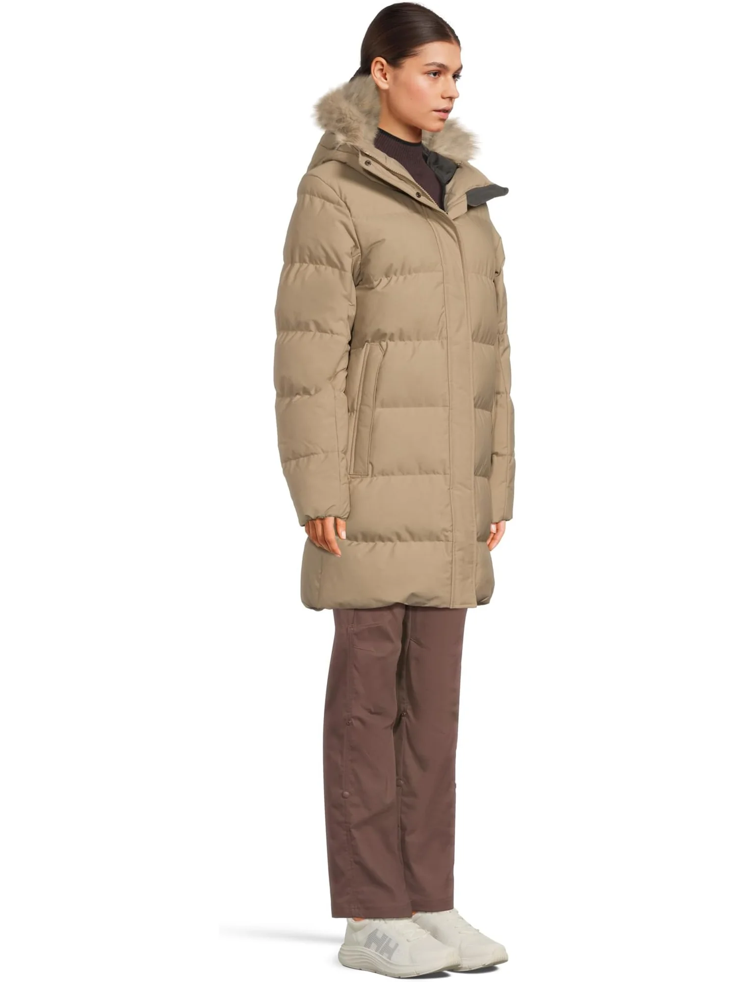 Женская парка Blossom Puffy Helly Hansen — изображение 2 из 4, бежевый