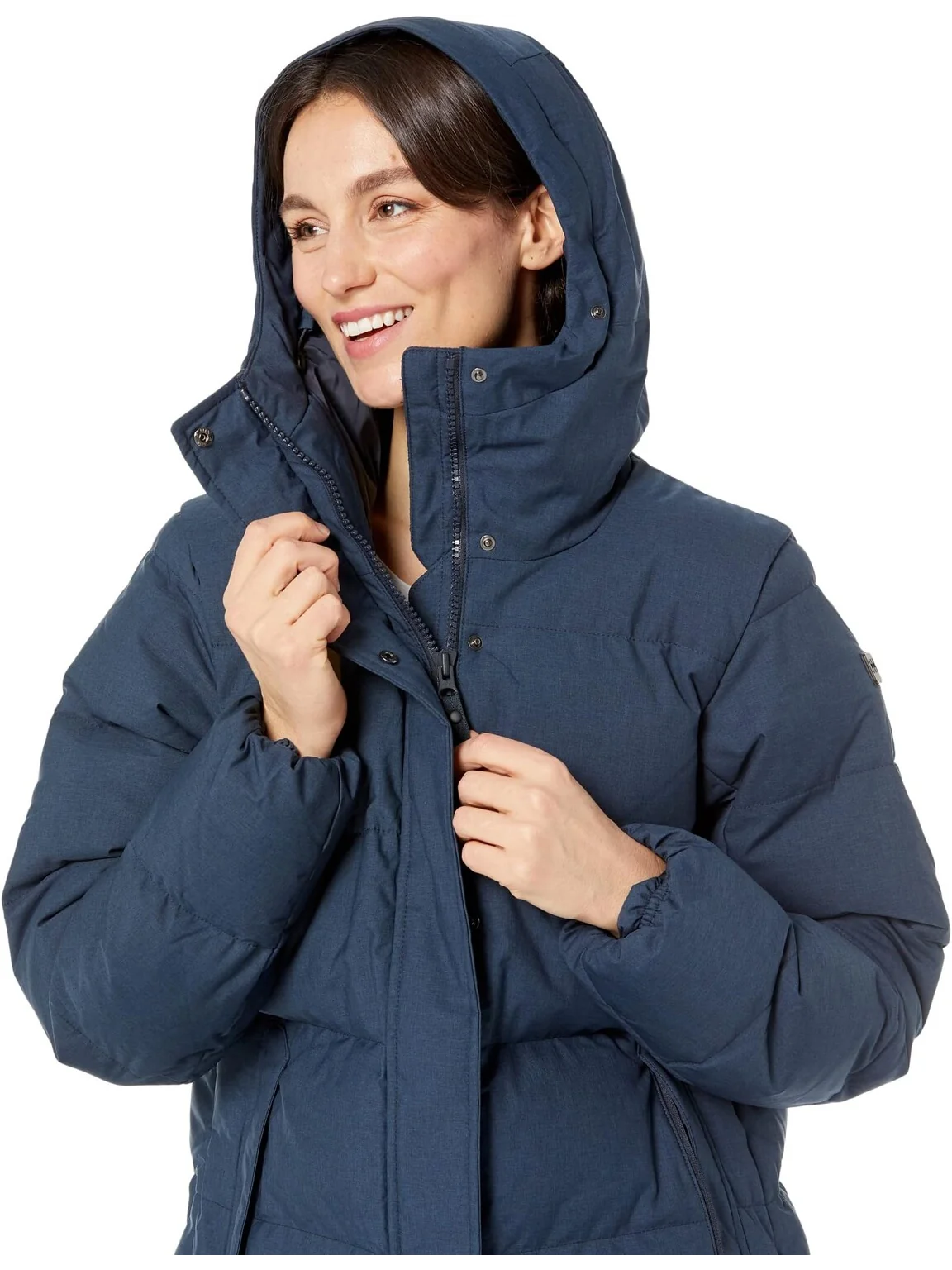 Пуховая парка с цветочным узором Helly Hansen — изображение 3 из 4, темно-синий