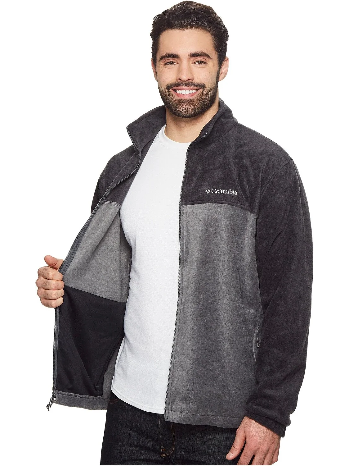Куртка Big & Tall Steens Mountain Full Zip 2.0 Jacket Columbia — изображение 5 из 5, черный