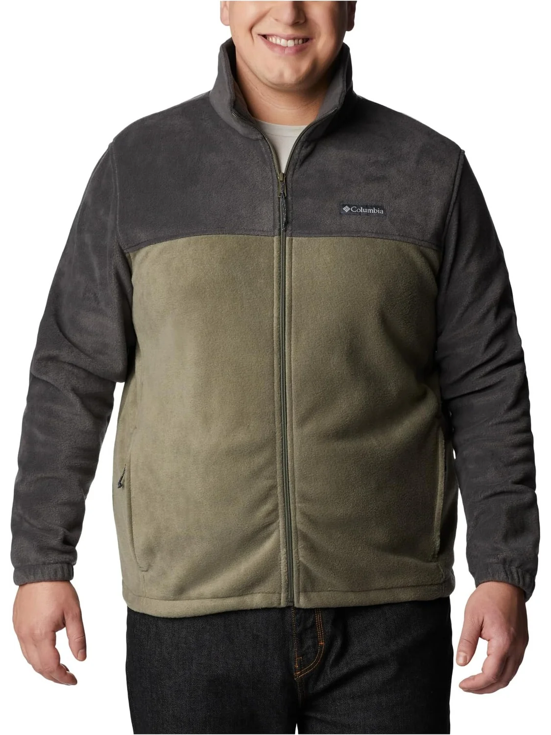 Куртка Big & Tall Steens Mountain Full Zip 2.0 Jacket Columbia — изображение 1 из 5, зеленый
