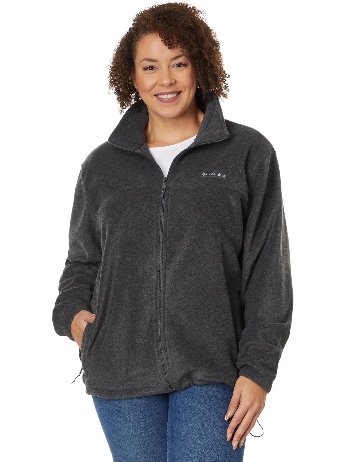 Куртка Big & Tall Steens Mountain Full Zip 2.0 Jacket Columbia — изображение 1 из 6, темно-серый