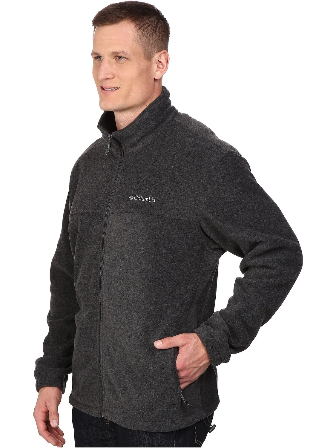 Куртка Big & Tall Steens Mountain Full Zip 2.0 Jacket Columbia — изображение 2 из 6, темно-серый