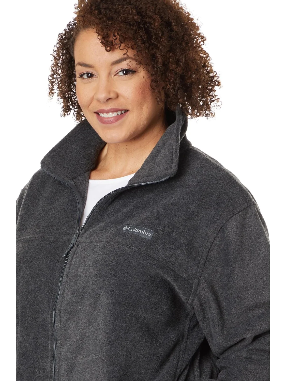 Куртка Big & Tall Steens Mountain Full Zip 2.0 Jacket Columbia — изображение 4 из 6, темно-серый