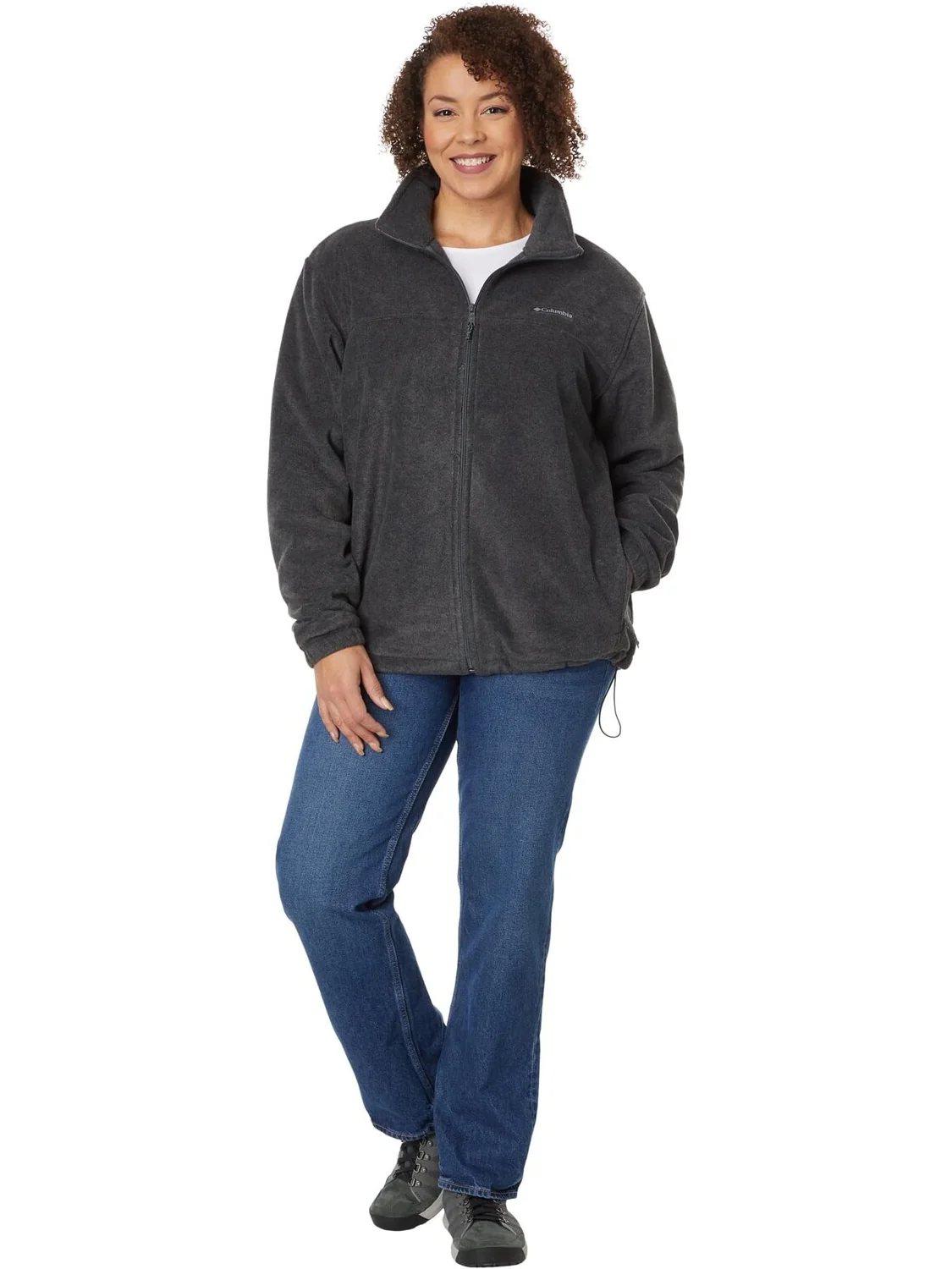 Куртка Big & Tall Steens Mountain Full Zip 2.0 Jacket Columbia — изображение 6 из 6, темно-серый