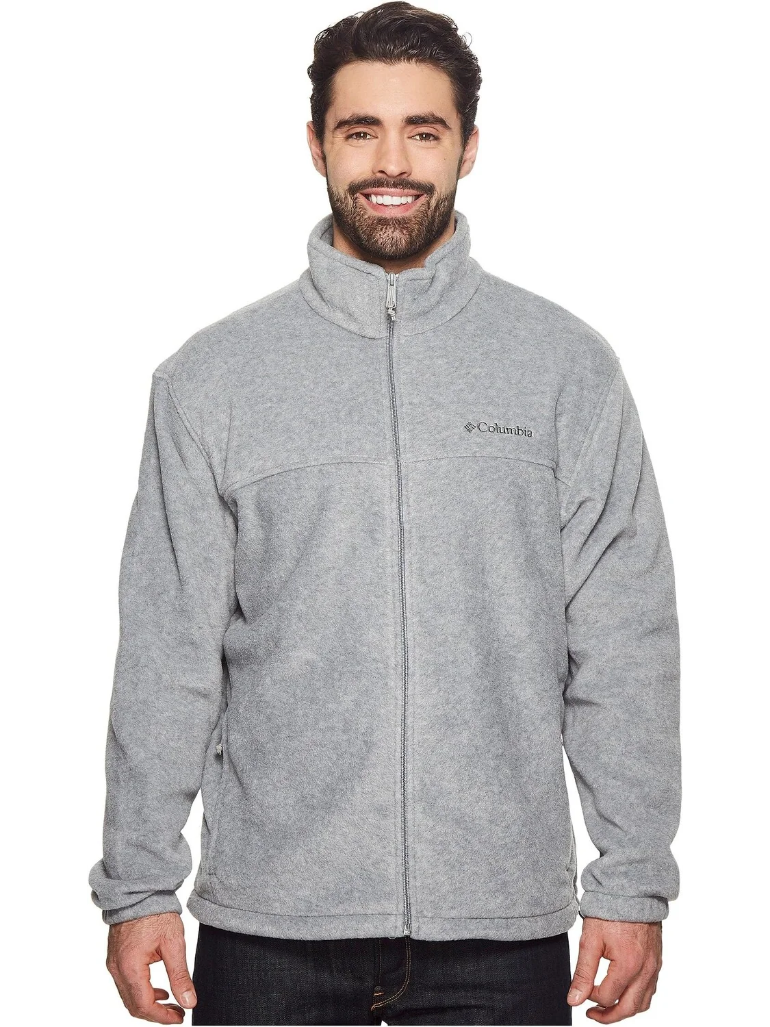 Куртка Big & Tall Steens Mountain Full Zip 2.0 Jacket Columbia — изображение 1 из 5, светлый серый