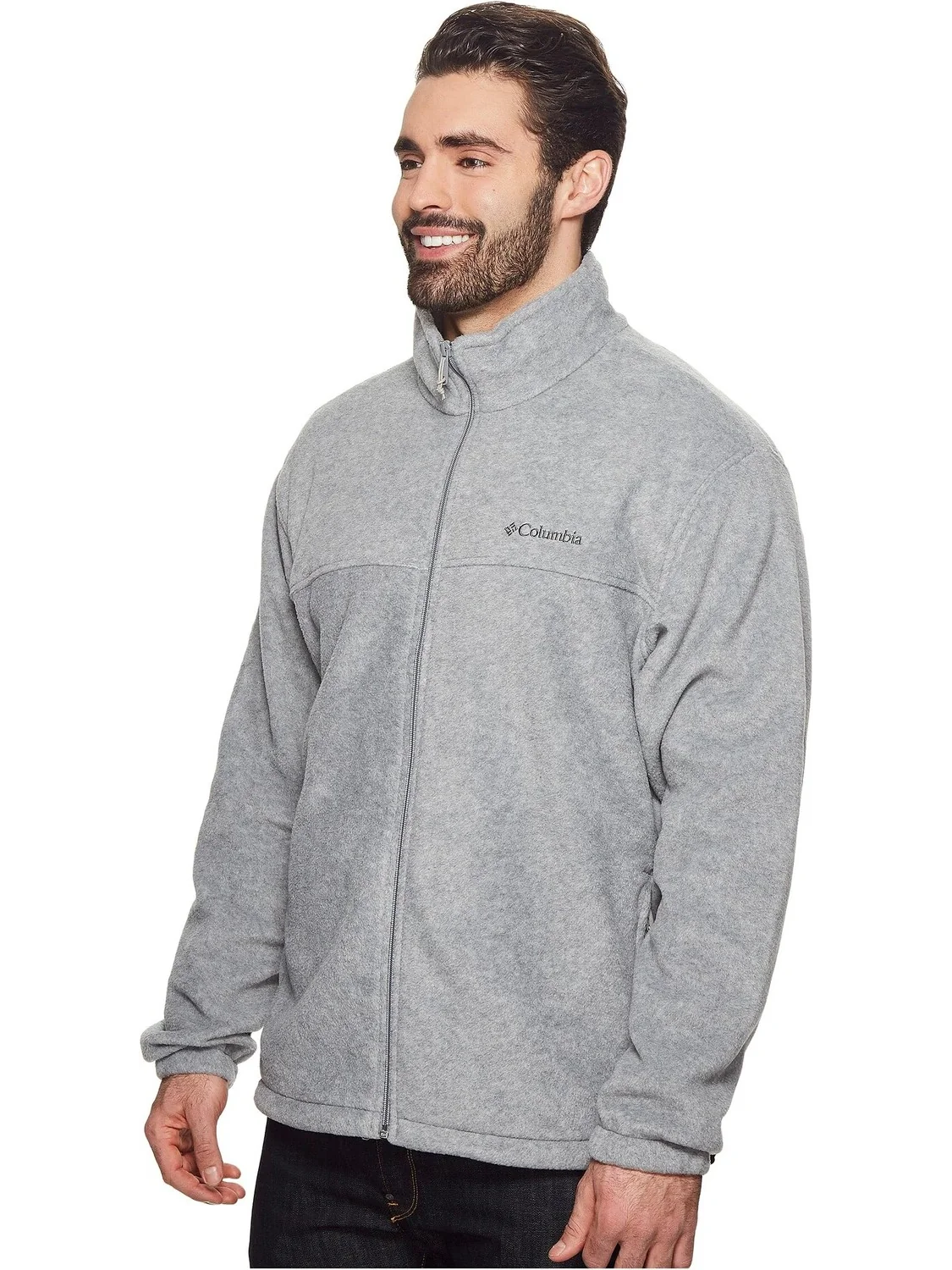 Куртка Big & Tall Steens Mountain Full Zip 2.0 Jacket Columbia — изображение 2 из 5, светлый серый