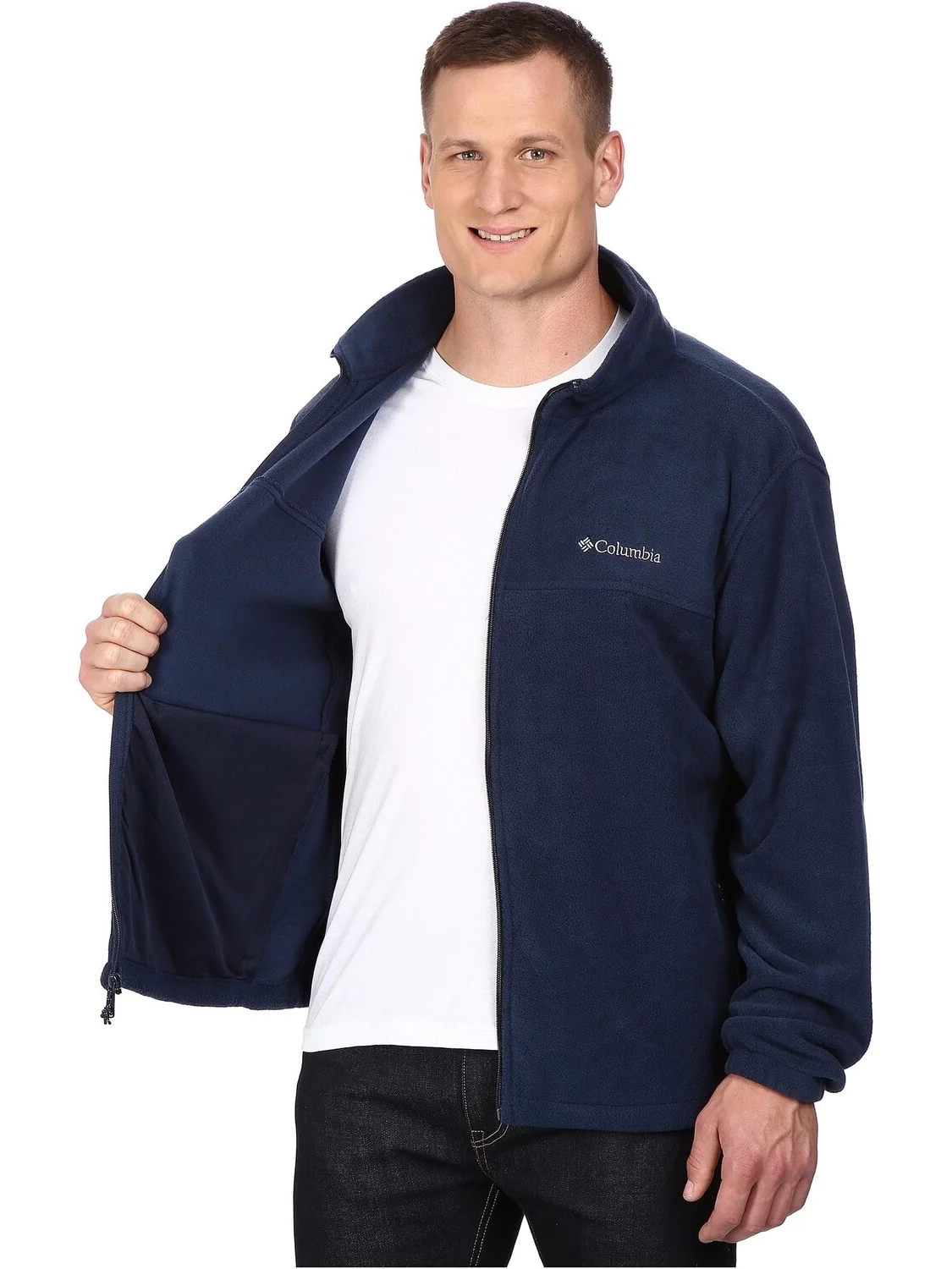 Куртка Big & Tall Steens Mountain Full Zip 2.0 Jacket Columbia — изображение 5 из 6, темно-синий