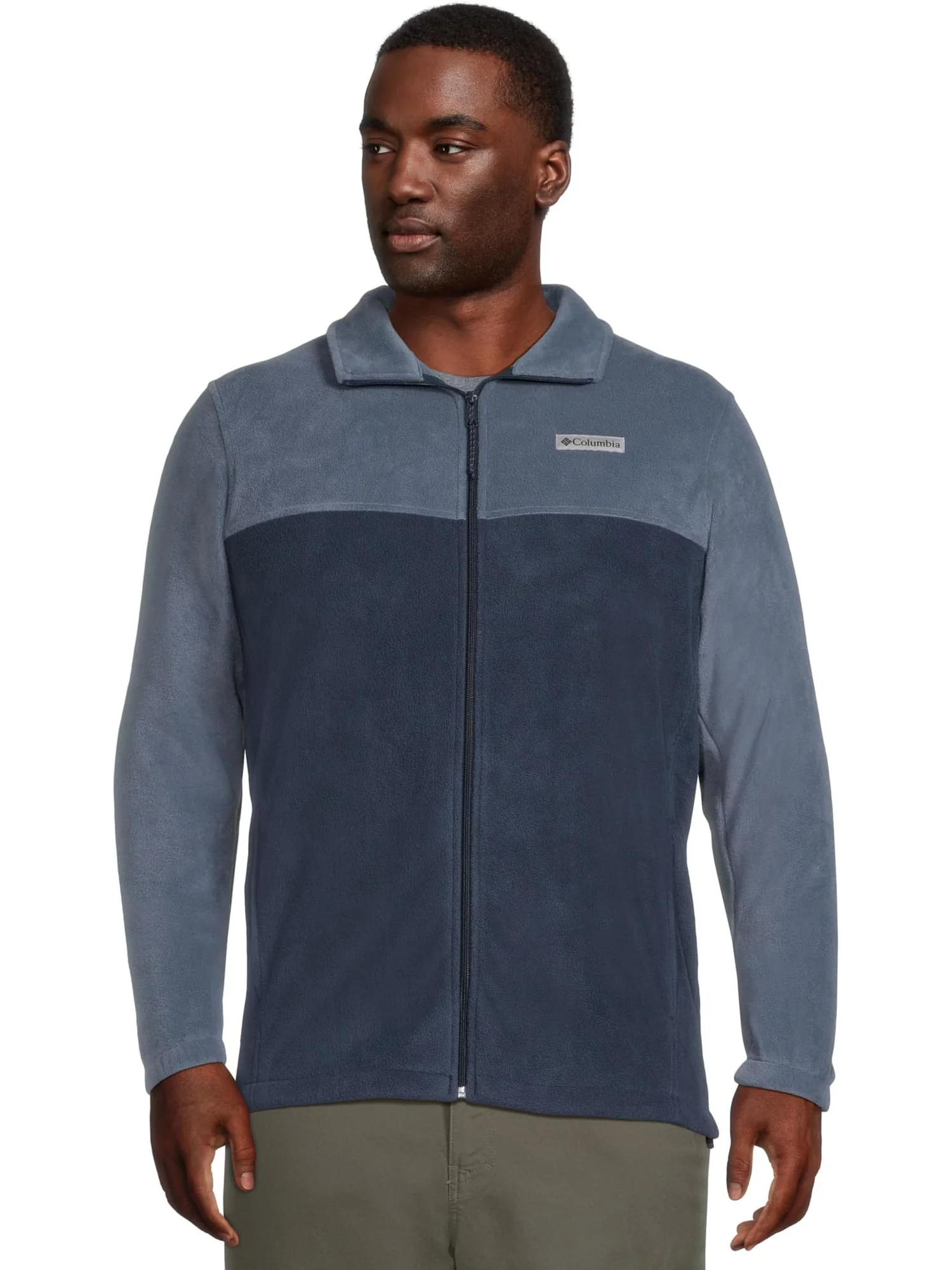 Мужская куртка Steens Mountain Full Zip 2.0 для больших и высоких людей Columbia — изображение 1 из 5, темный/темно-синий