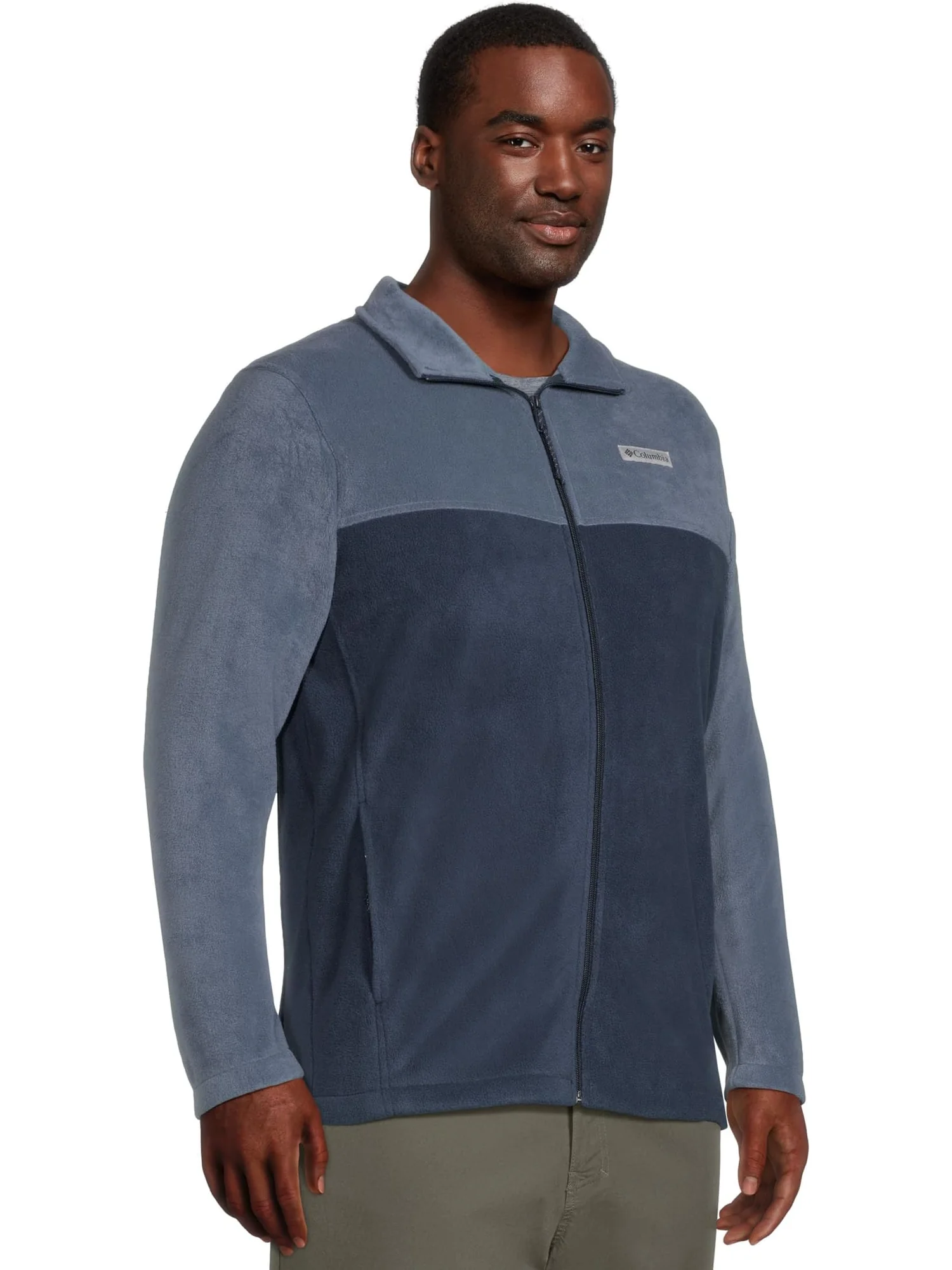 Мужская куртка Steens Mountain Full Zip 2.0 для больших и высоких людей Columbia — изображение 2 из 5, темный/темно-синий