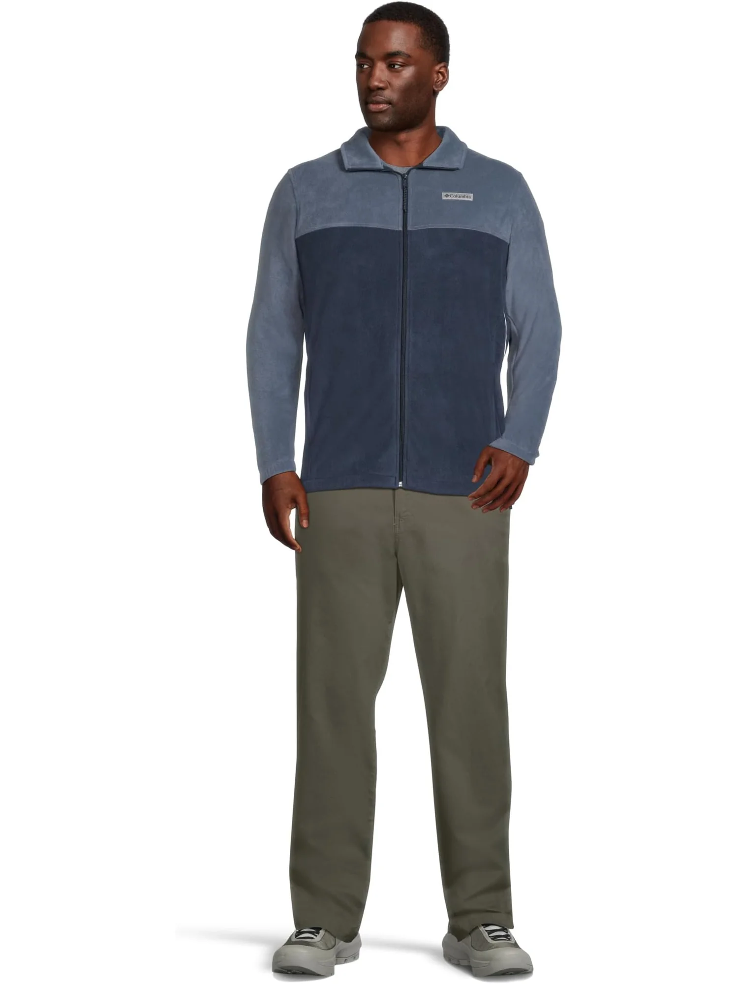 Мужская куртка Steens Mountain Full Zip 2.0 для больших и высоких людей Columbia — изображение 5 из 5, темный/темно-синий