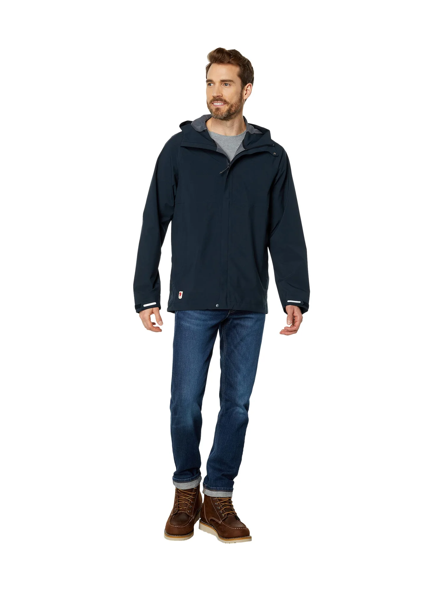 Куртка Fjällräven High Coast Hydratic Trail Jacket — изображение 4 из 4, темный темно-синий
