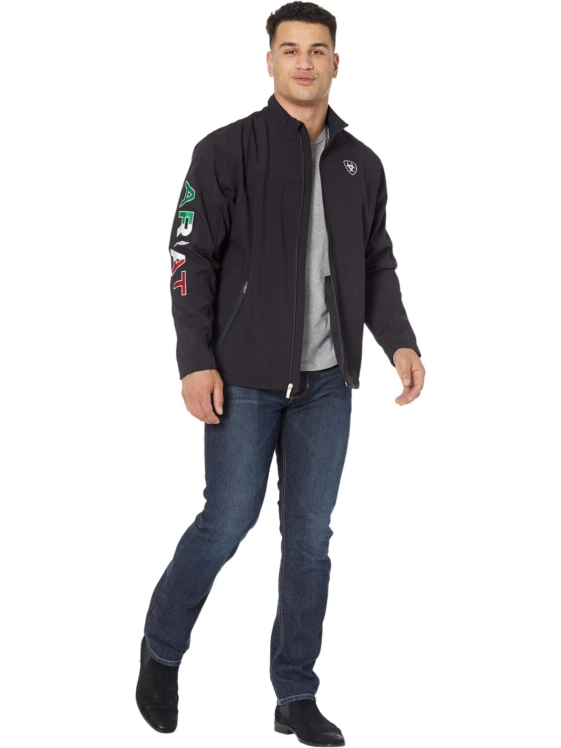 Куртка New Team Softshell Mexico Jacket Ariat — изображение 4 из 4, черный