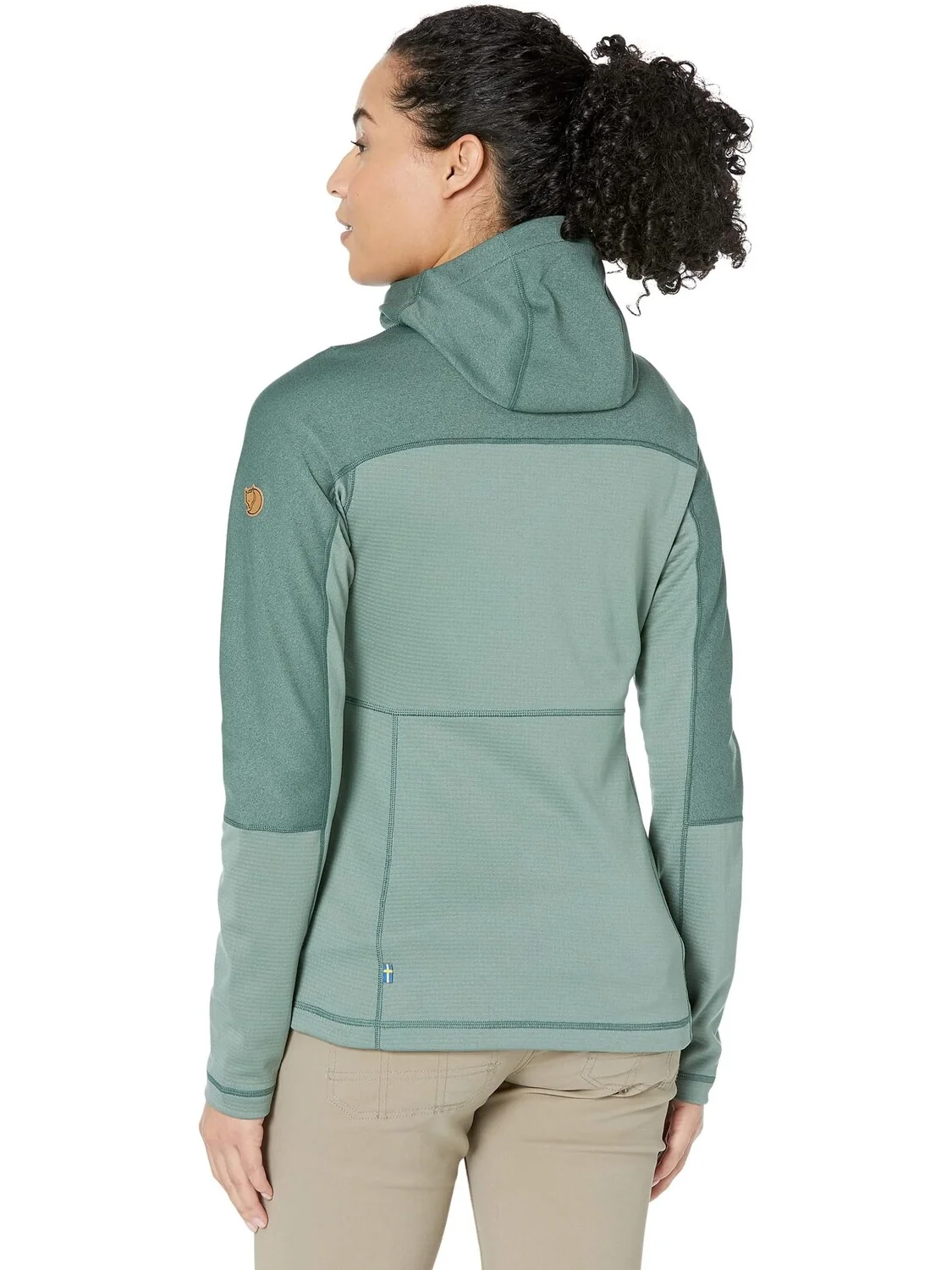 Куртка Abisko Trail Fleece Fjällräven — изображение 2 из 4, зеленый