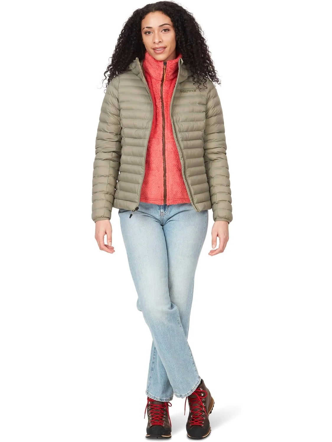 Куртка Echo Featherless Hoodie Marmot — изображение 5 из 5, коричневый