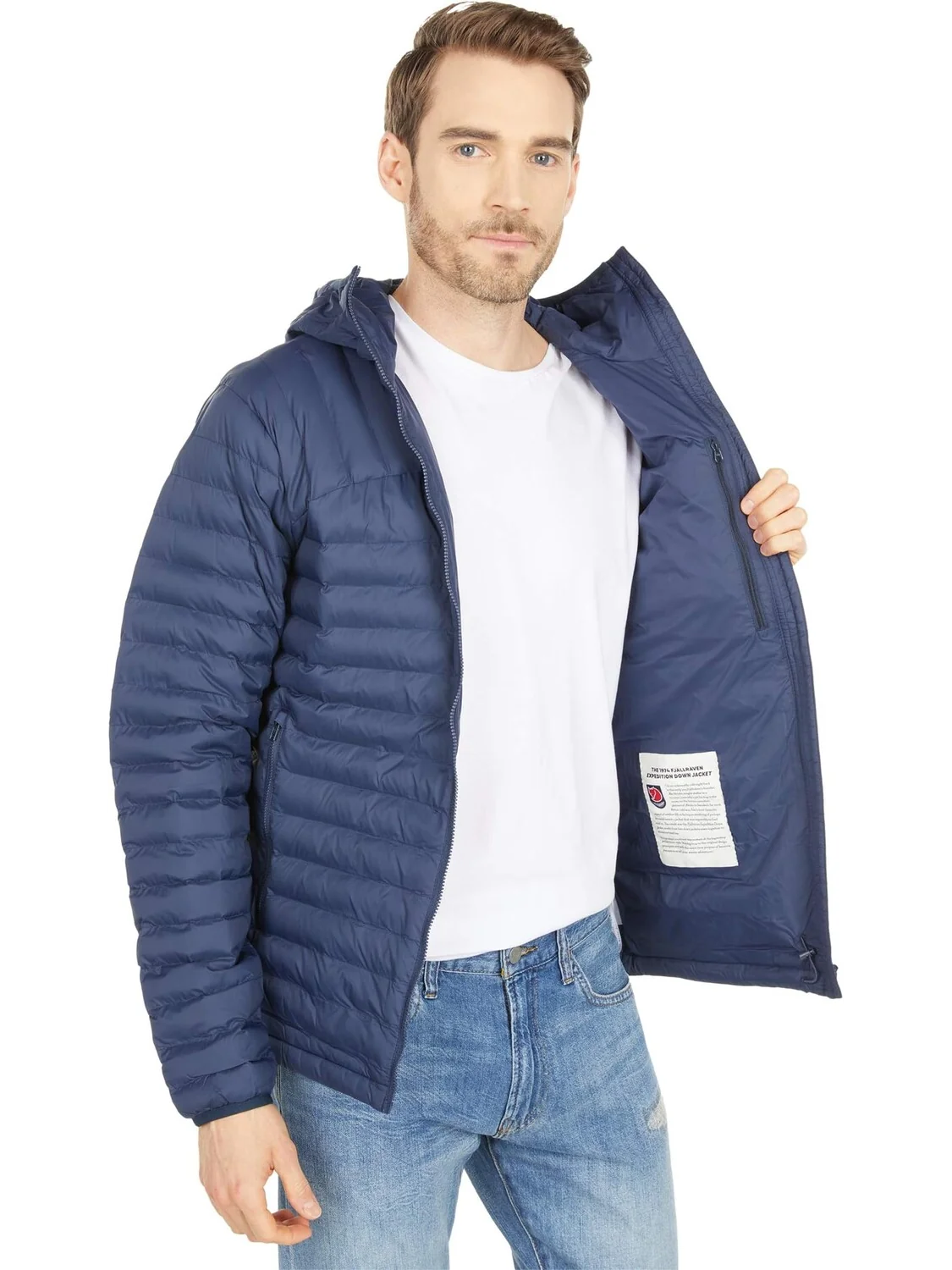 Куртка Expedition Latt Hoodie Fjällräven — изображение 5 из 5, темно-синий