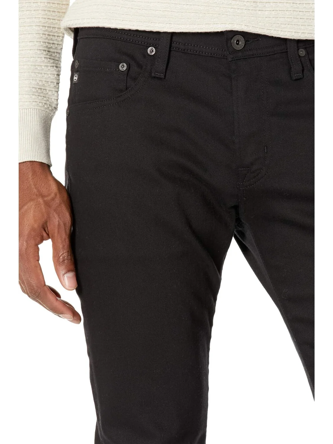 Джинсы Dylan Skinny Leg Jeans in Fathom AG Jeans — изображение 3 из 4, серый