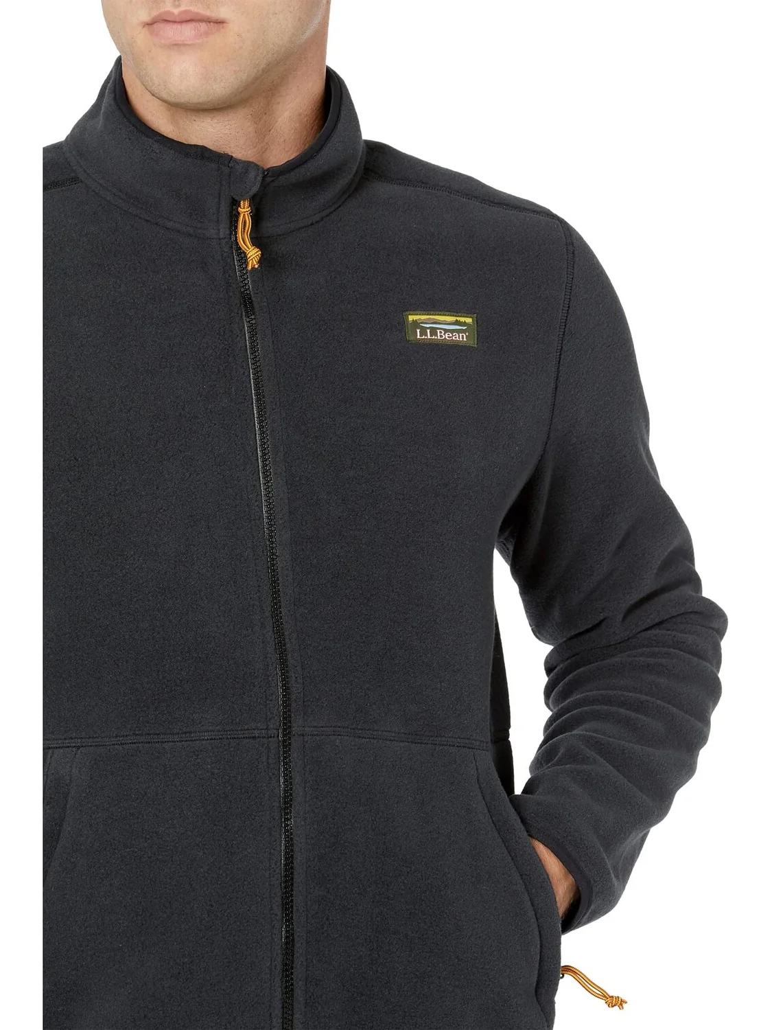 Куртка Mountain Classic Fleece Jacket L.L.Bean — изображение 3 из 4, черный