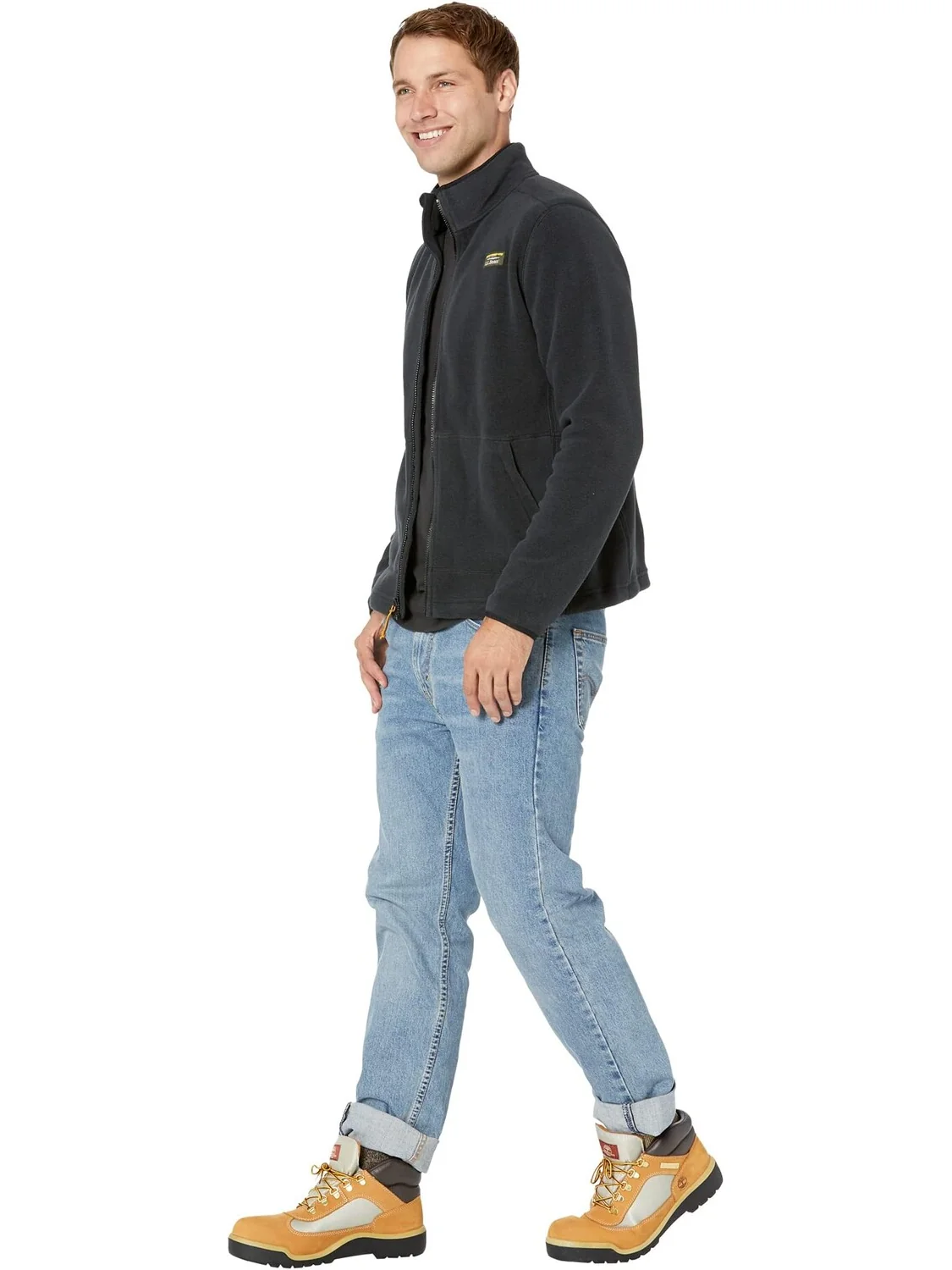 Куртка Mountain Classic Fleece Jacket L.L.Bean — изображение 4 из 4, черный