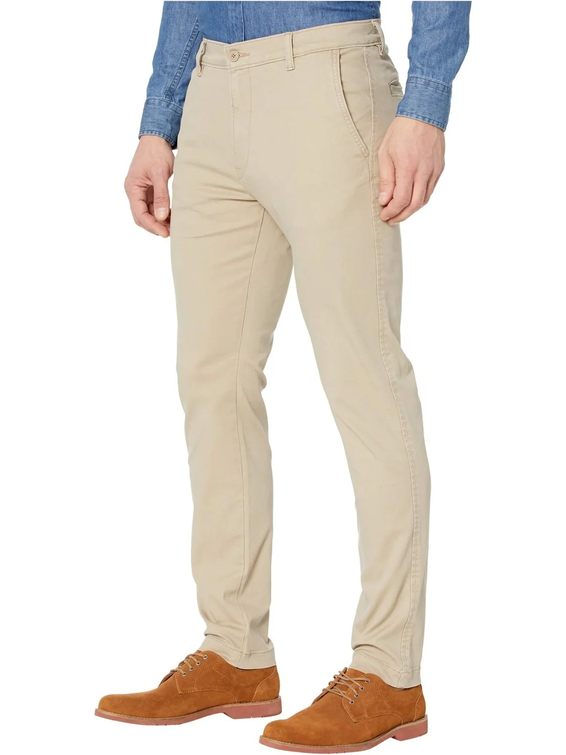 XX Стандартные зауженные брюки-чинос Levi's, цвет True Chino Stretch Twill — 2