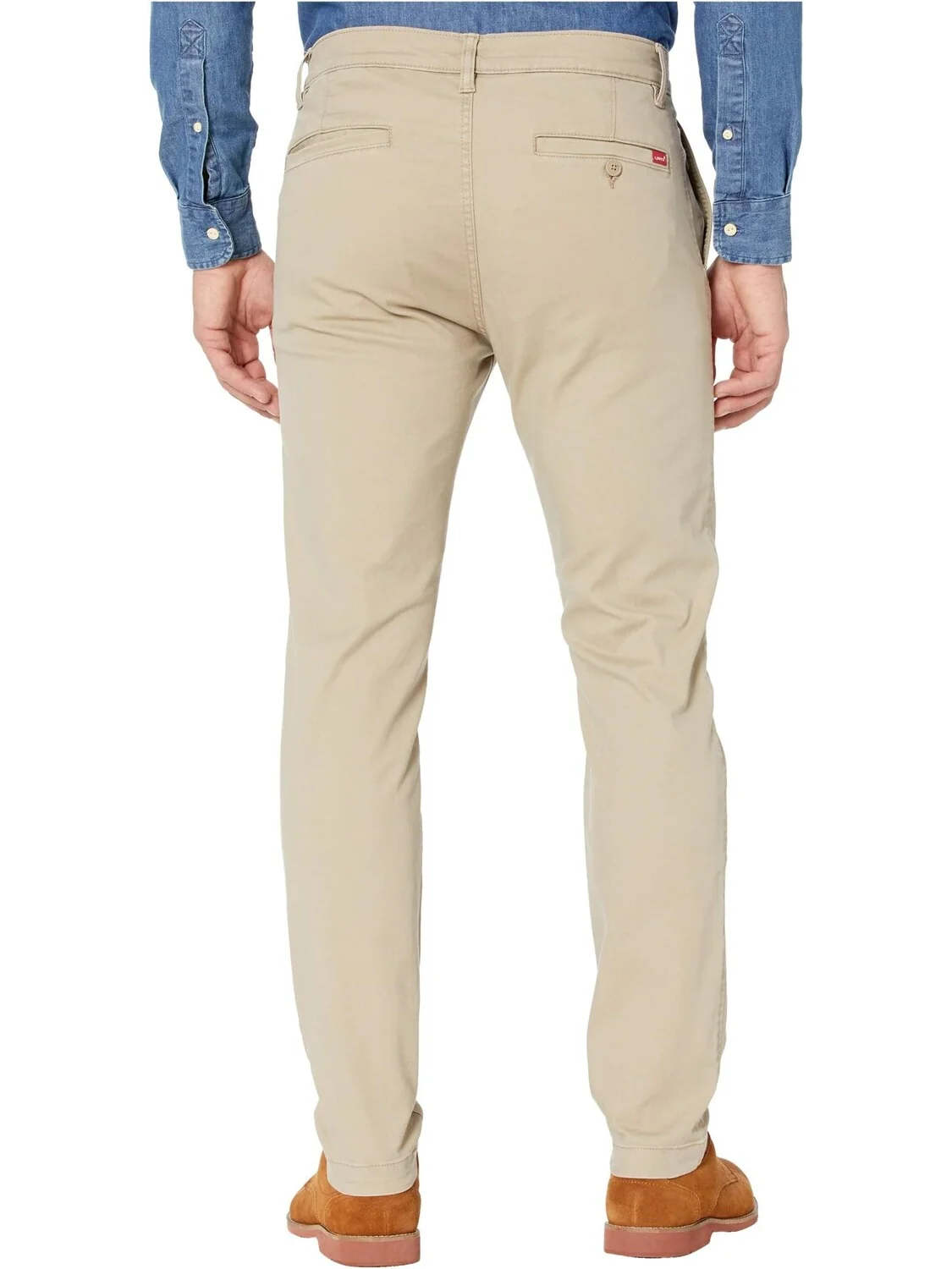XX Стандартные зауженные брюки-чинос Levi's, цвет True Chino Stretch Twill — 3