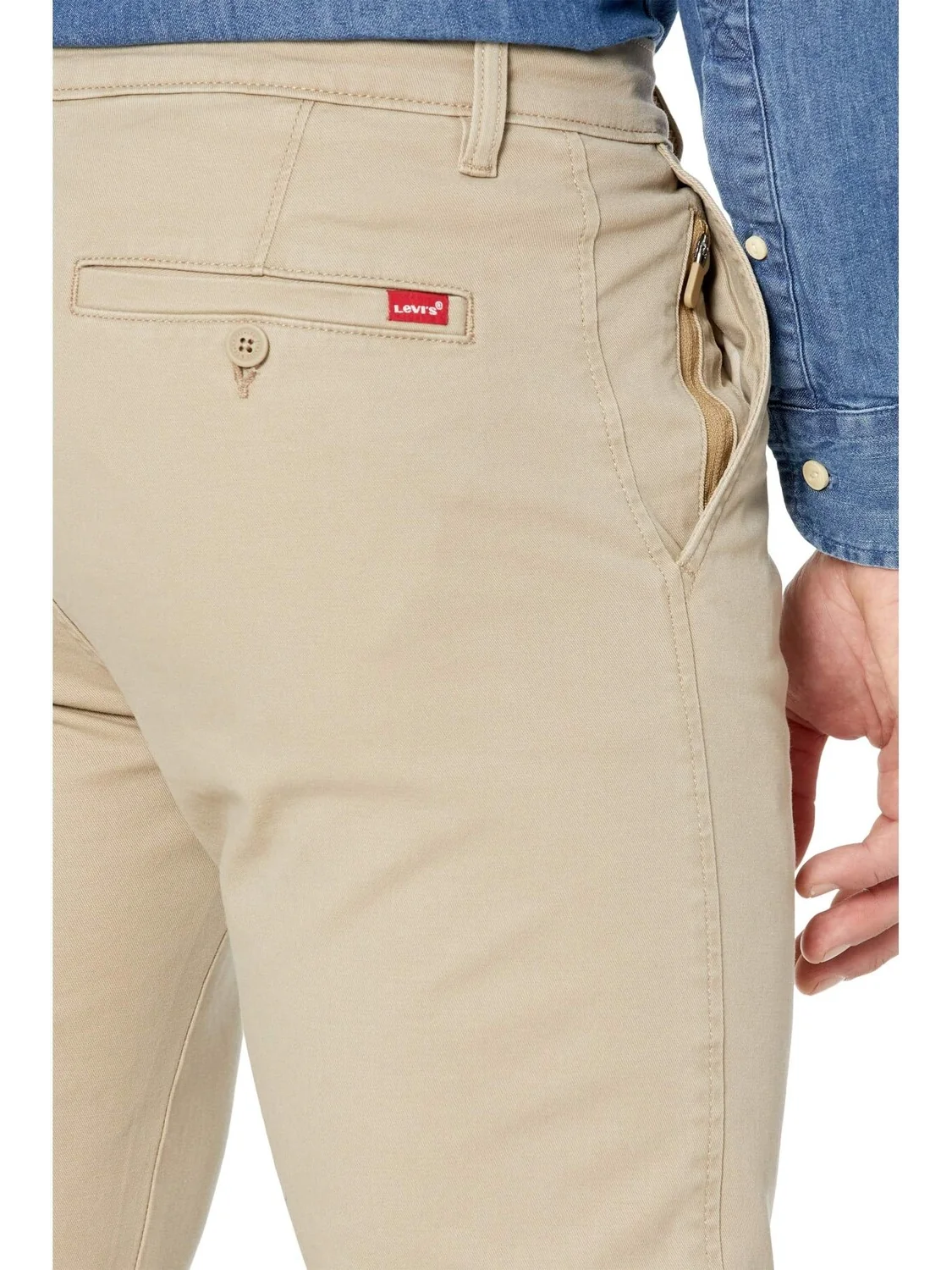XX Стандартные зауженные брюки-чинос Levi's, цвет True Chino Stretch Twill — 4