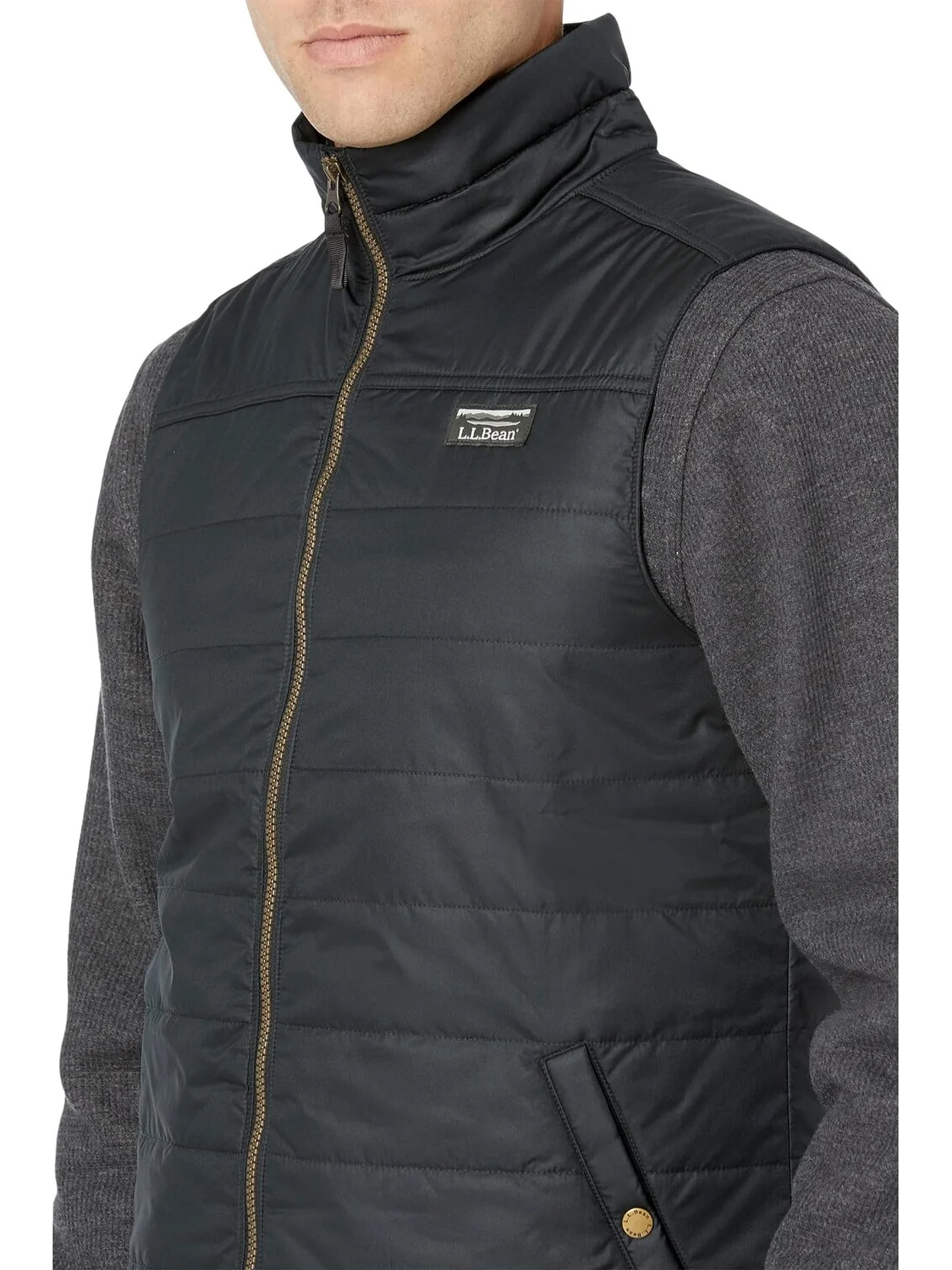Жилет Mountain Classic Puffer Vest L.L.Bean — изображение 3 из 4, черный