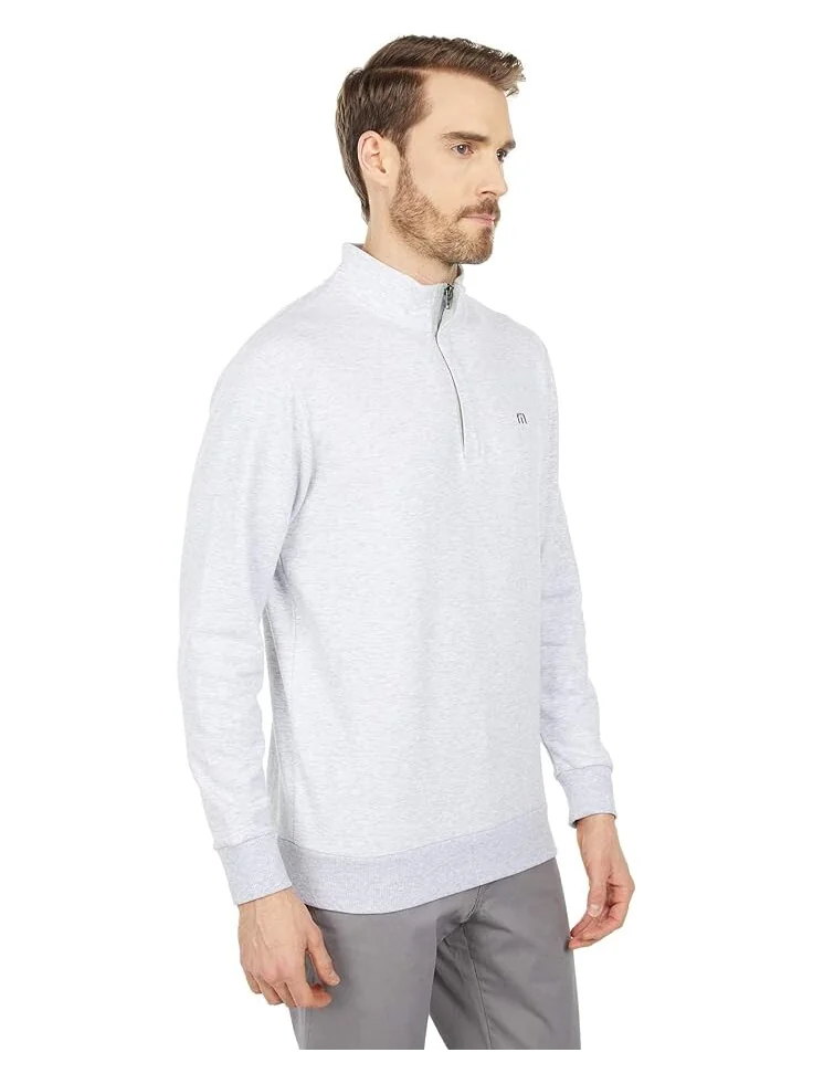 Куртка TravisMathew Cloud 1/4 Zip 2.0 — изображение 4 из 4, светлый серый