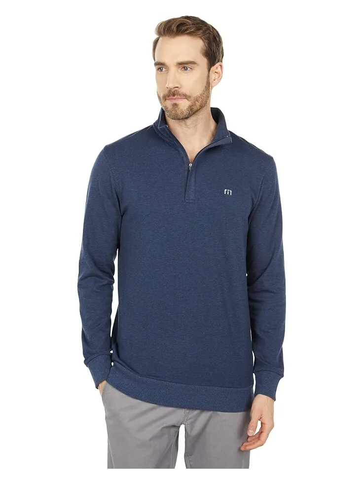 Куртка TravisMathew Cloud 1/4 Zip 2.0 — изображение 1 из 3, синий