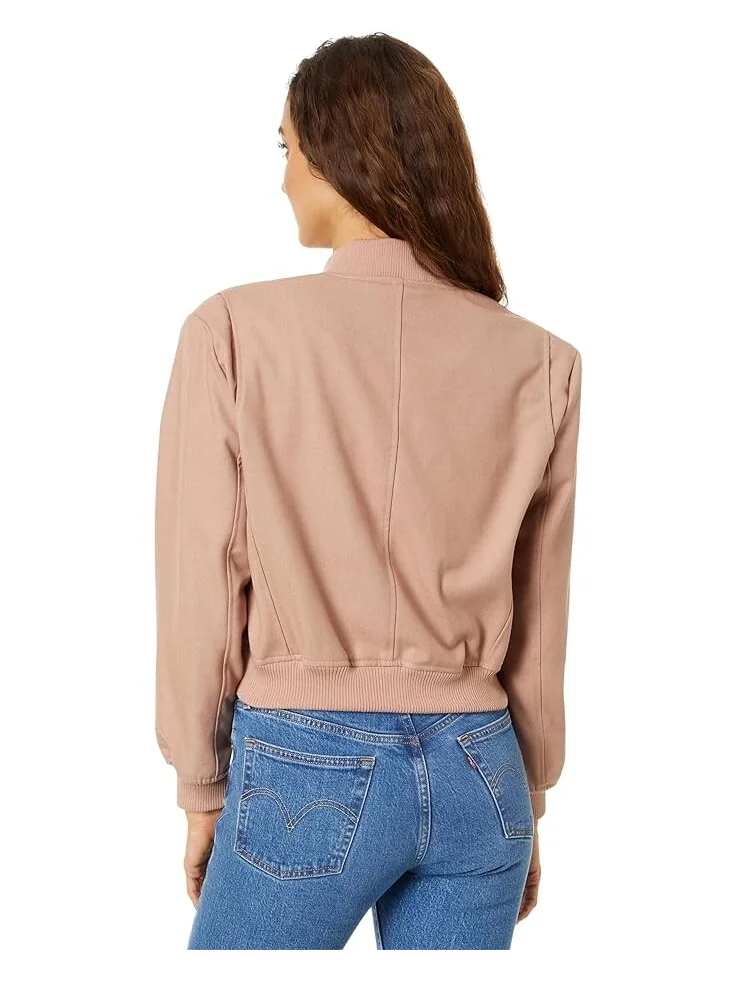 Куртка Blank NYC Woven Bomber with Pockets — изображение 2 из 4, розовый