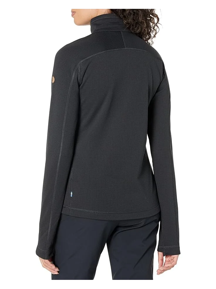 Куртка Fjällräven Abisko Lite Fleece 1/2 Zip — изображение 2 из 4, черный
