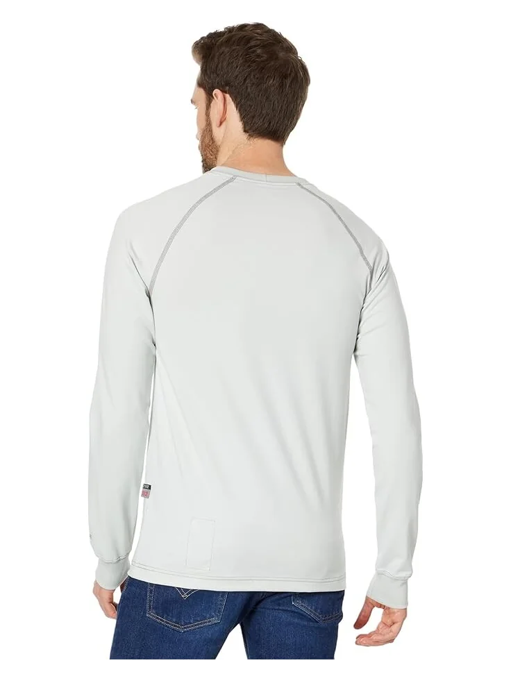 Футболка Carhartt Flame-Resistant (FR) Force Long Sleeve — изображение 2 из 4, светлый серый