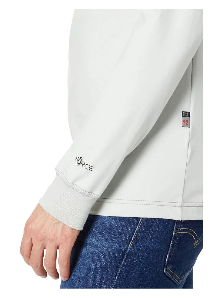 Футболка Carhartt Flame-Resistant (FR) Force Long Sleeve — изображение 3 из 4, светлый серый