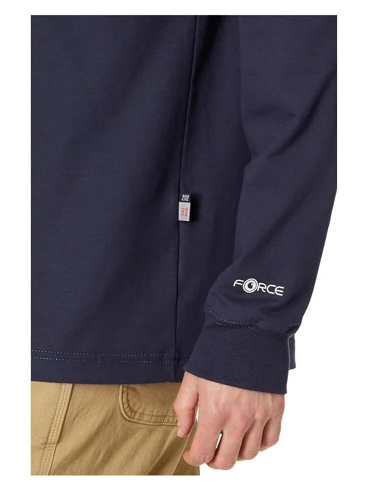 Футболка Carhartt Flame-Resistant (FR) Force Long Sleeve — изображение 3 из 4, темный темно-синий
