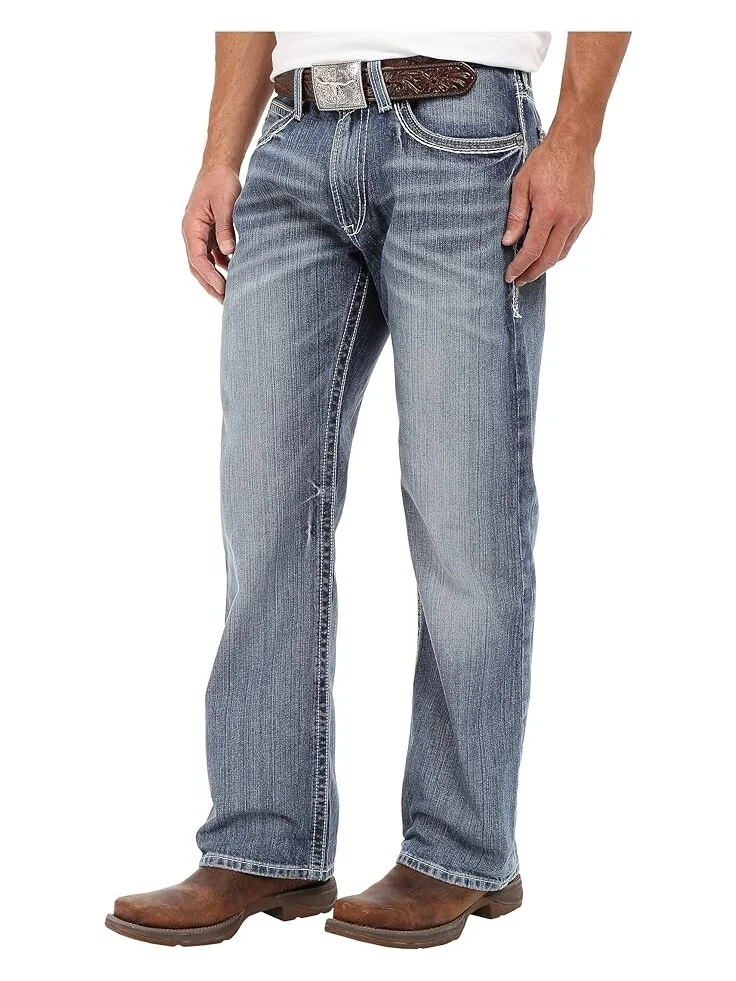 Джинсы Ariat M4 Low Rise Boot Cut 13 oz, цвет Durango — изображение 2 из 4