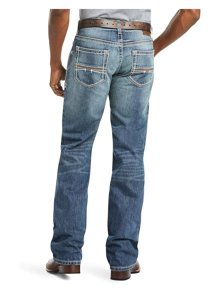 Джинсы Ariat M4 Low Rise Boot Cut 13 oz, цвет Durango — изображение 3 из 4