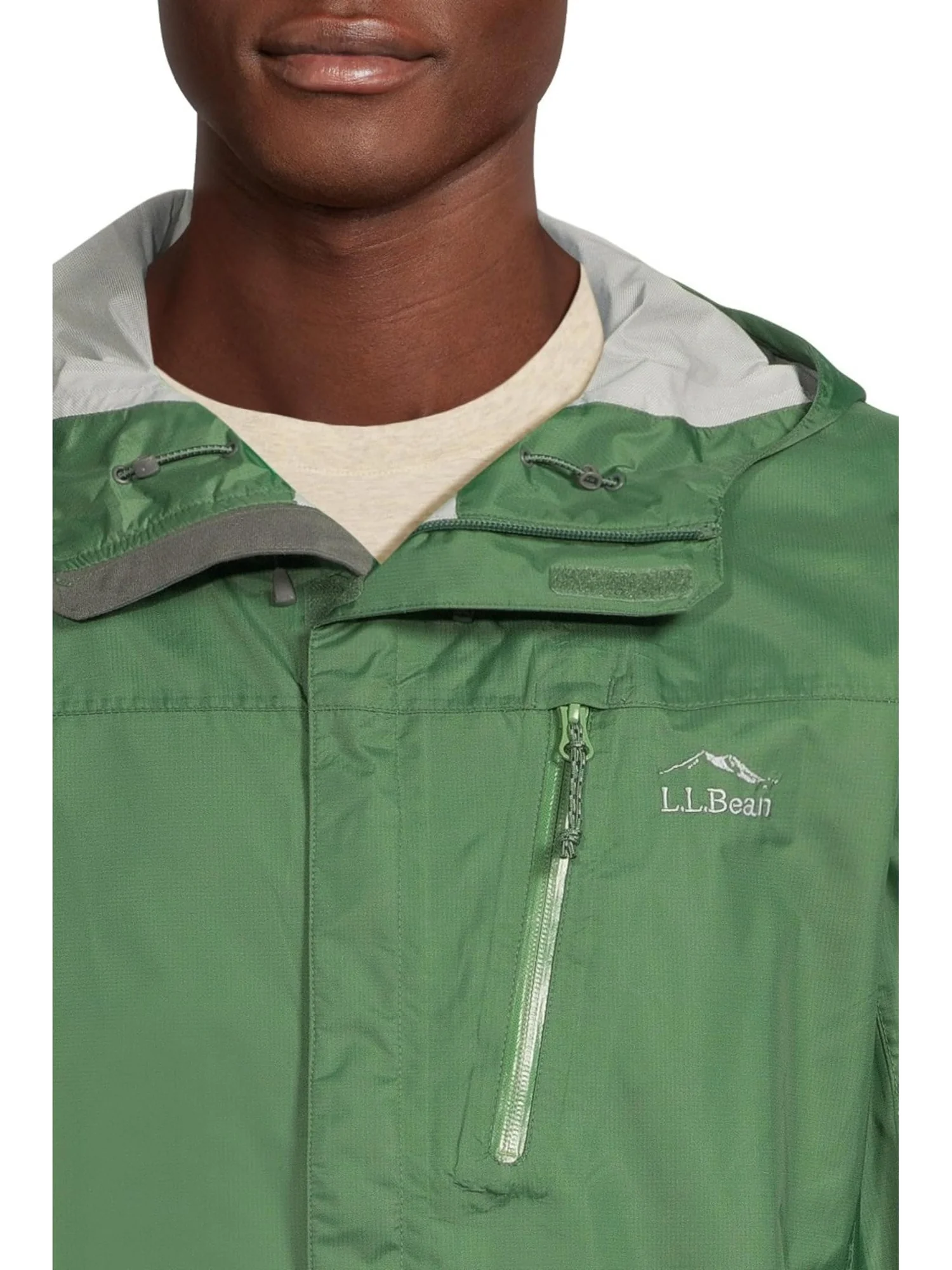 Куртка L.L.Bean Trail Model Rain Jacket — изображение 4 из 5, зеленый